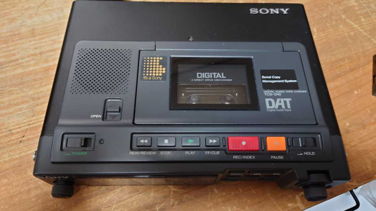 SONY Sony digital audio tape ko-da-TCD-D10 recording it is possible to reproduce guarantee none 