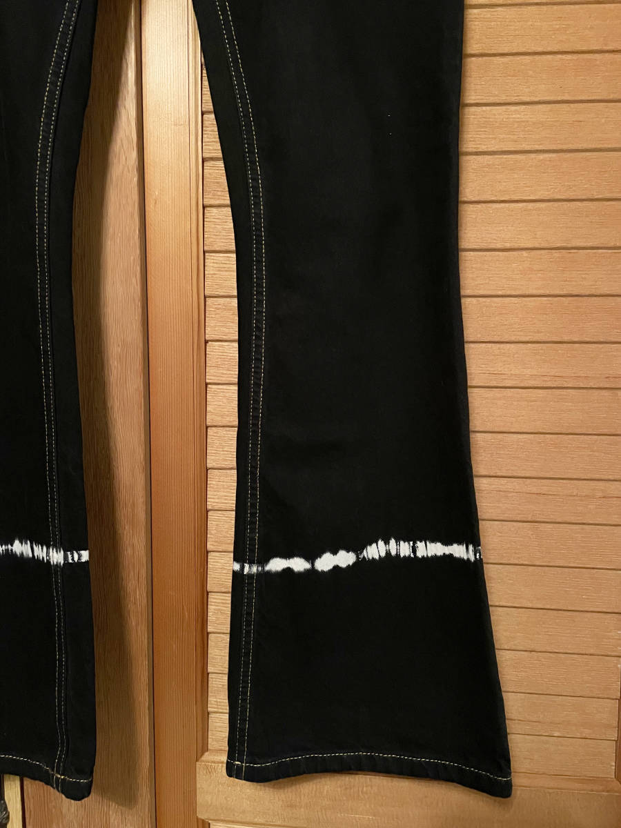 【東京より発送】 ◆新品◆MARNI マルニ タイダイ プリント ジーンズ デニム パンツ ブラック(サイズ 38)_画像4