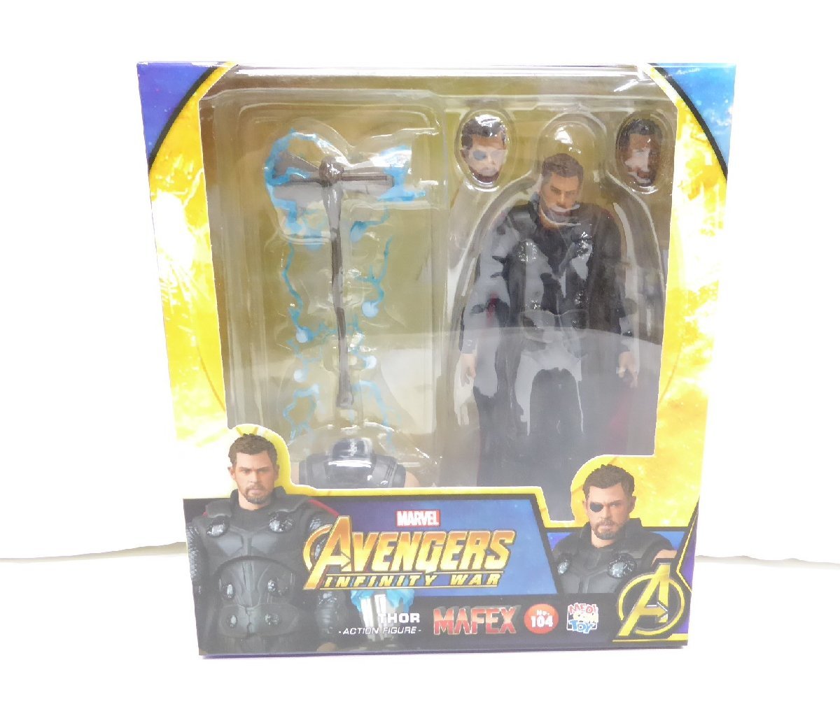 未開封 マフェックス No.104 MAFEX THOR AVENGERS INFINTY WAR