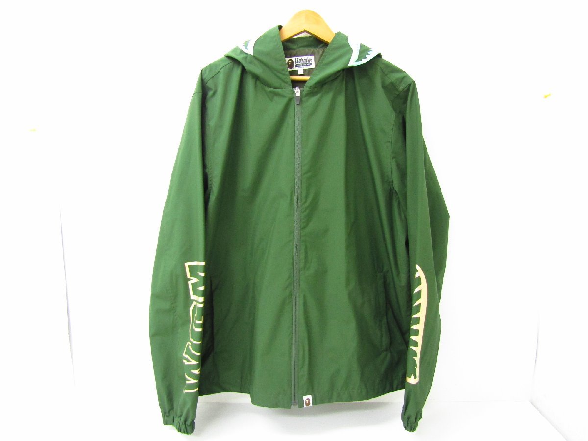 A BATHING APE ア ベイシング エイプ ナイロン ジャケット シャーク