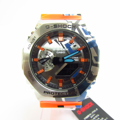 未使用 CASIO G-SHOCK カシオ G-ショック GM-2100SS-1AJR デジアナ腕時計 ▼AC23384_画像2