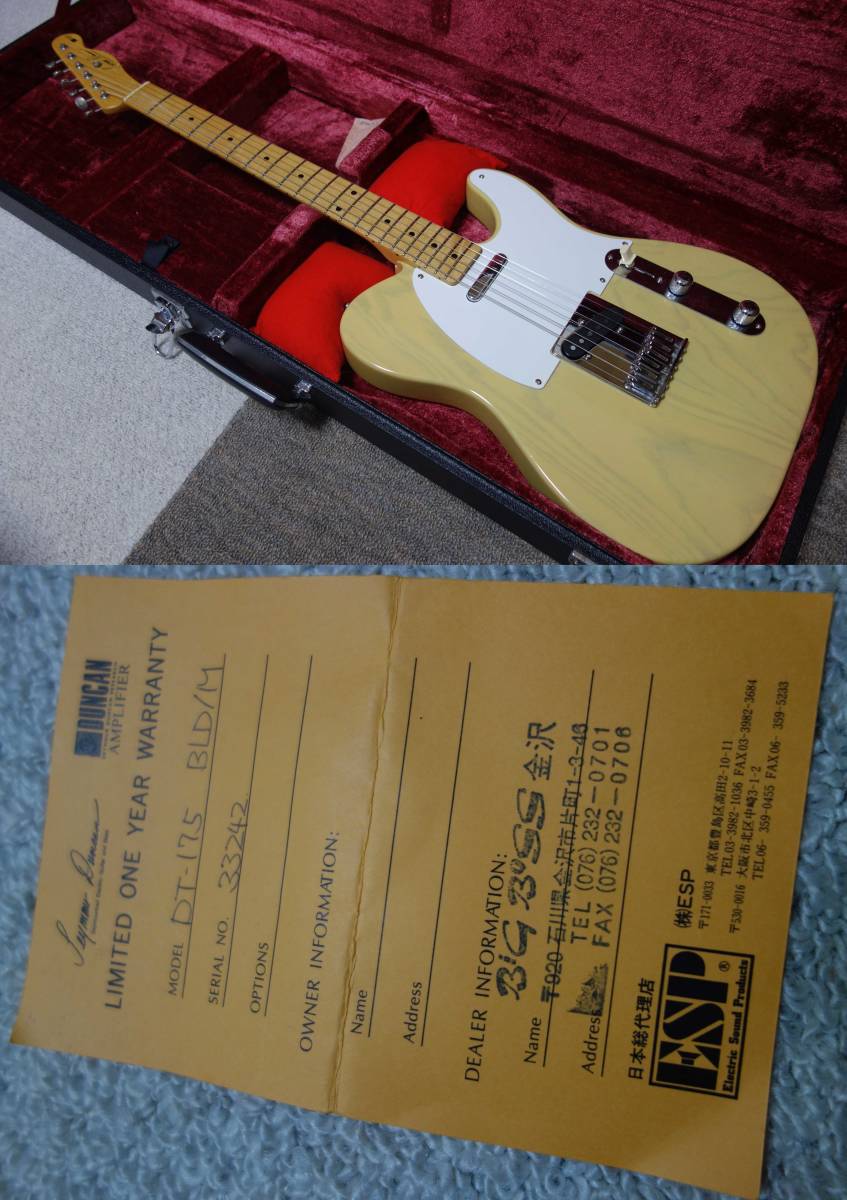 美品】Seymour Duncan Telecaster DT-175 BLD/M(セイモアダンカン