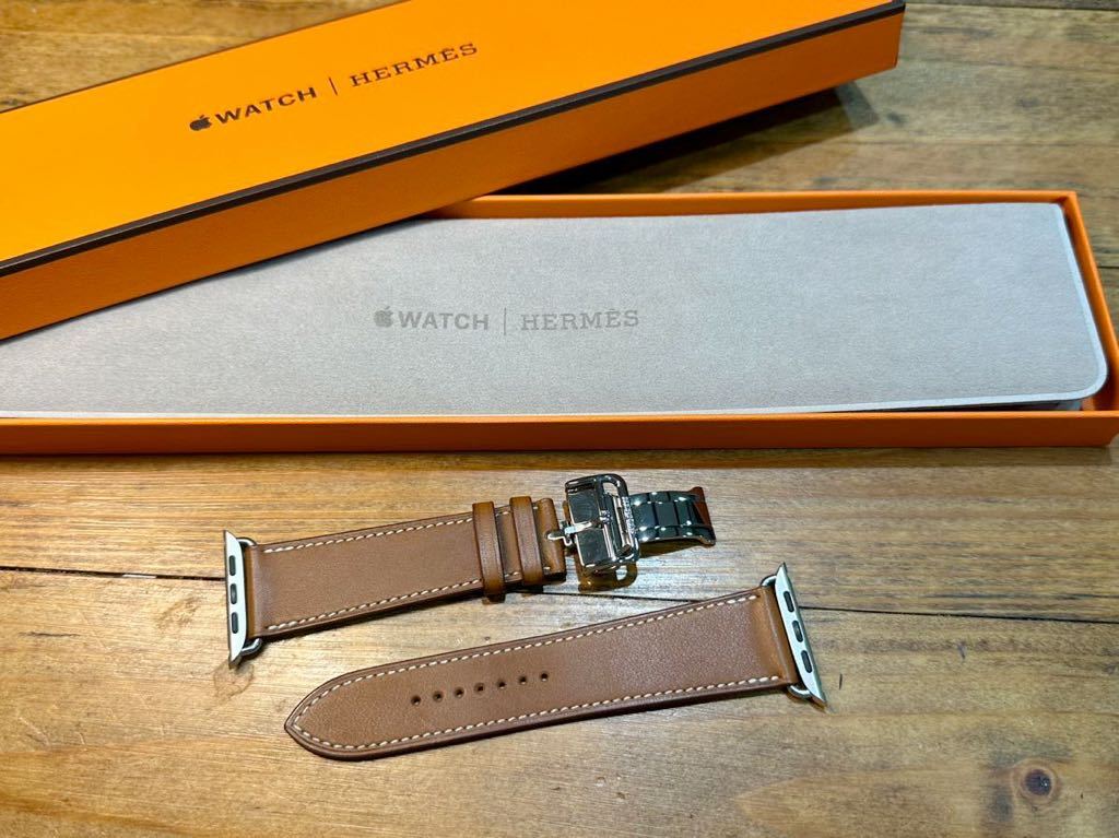 ☆即決 ほぼ未使用Apple watch HERMES エルメス Dバックル ディプロイ