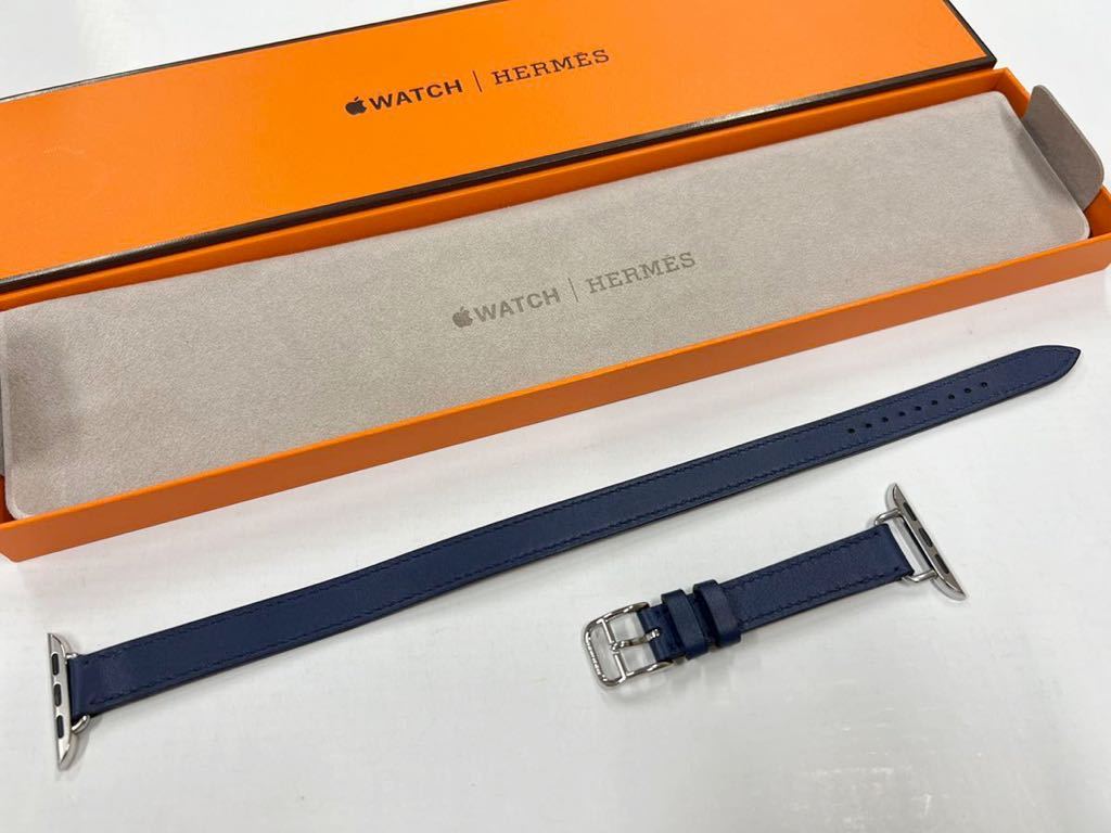 ☆希少 美品 即決 Apple watch HERMES エルメス ブルーサフィール ドゥ