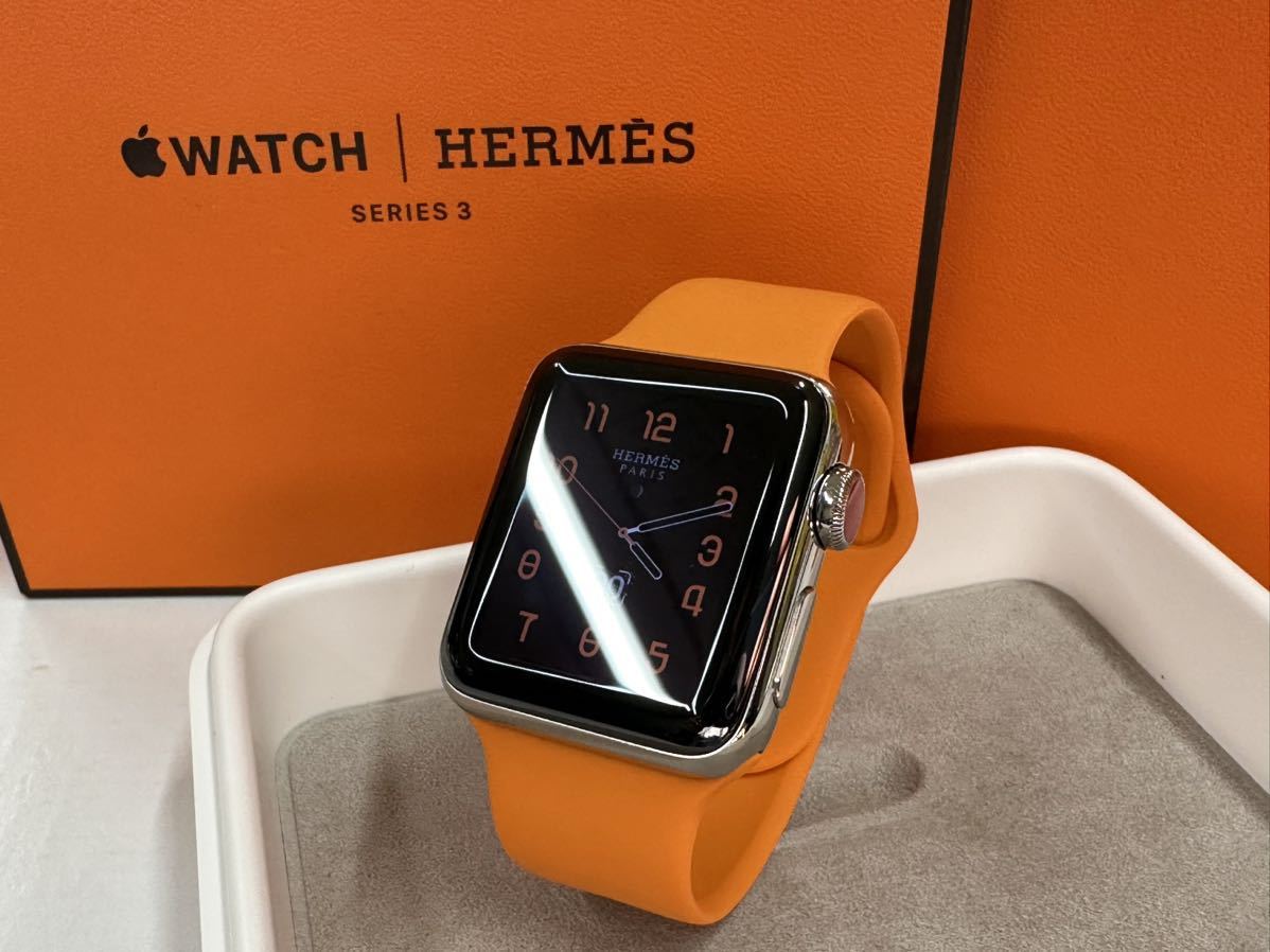 ☆即決 美品 Apple watch HERMES Series3 38mm アップルウォッチ
