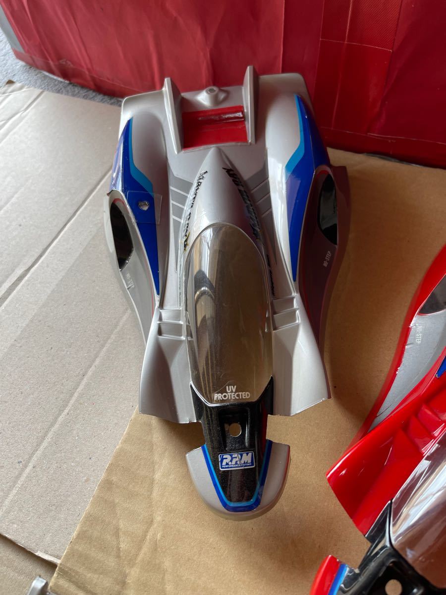 1/10 タミヤ 復刻版 マンタレイ 塗装済完成中古品ボディ2枚&塗装 1/10 タミヤ 復刻版 マンタレイ 塗装済完成中古品ボディ2枚&塗装