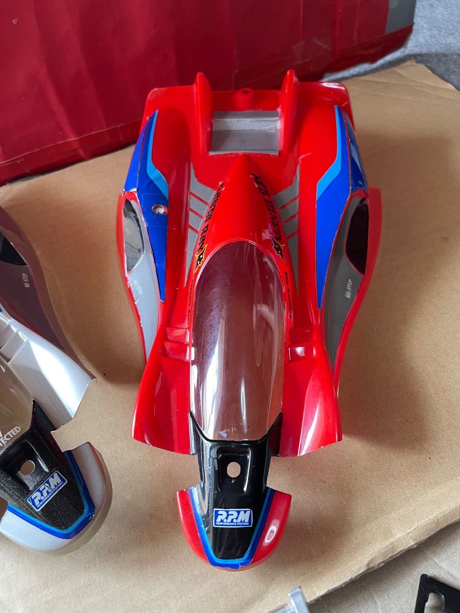 1/10 タミヤ 復刻版 マンタレイ 塗装済完成中古品ボディ2枚&塗装 1/10 タミヤ 復刻版 マンタレイ 塗装済完成中古品ボディ2枚&塗装