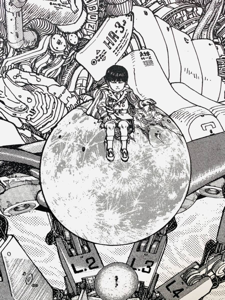 少年漫画 大友克洋 原画展 B1ポスター AKIRA GANGA展 FIRE BALL