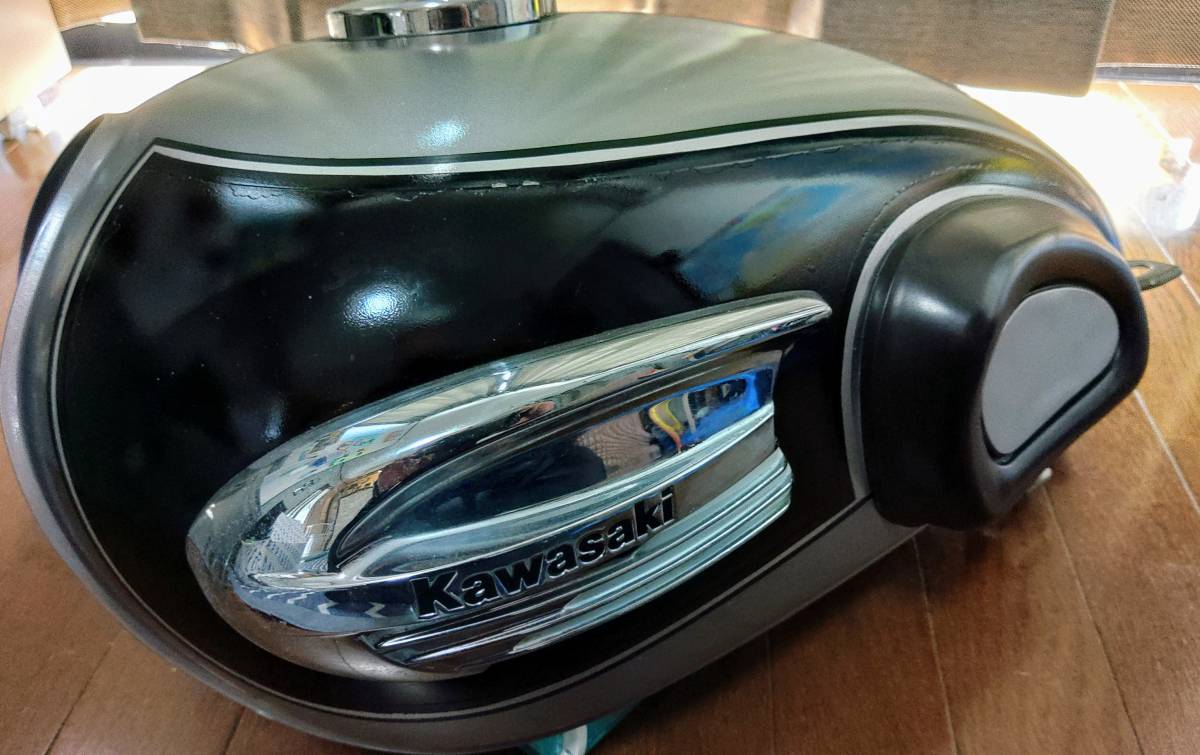 W650 カワサキ タンク 純正 自家塗装 タンクキャップ無し ガソリン
