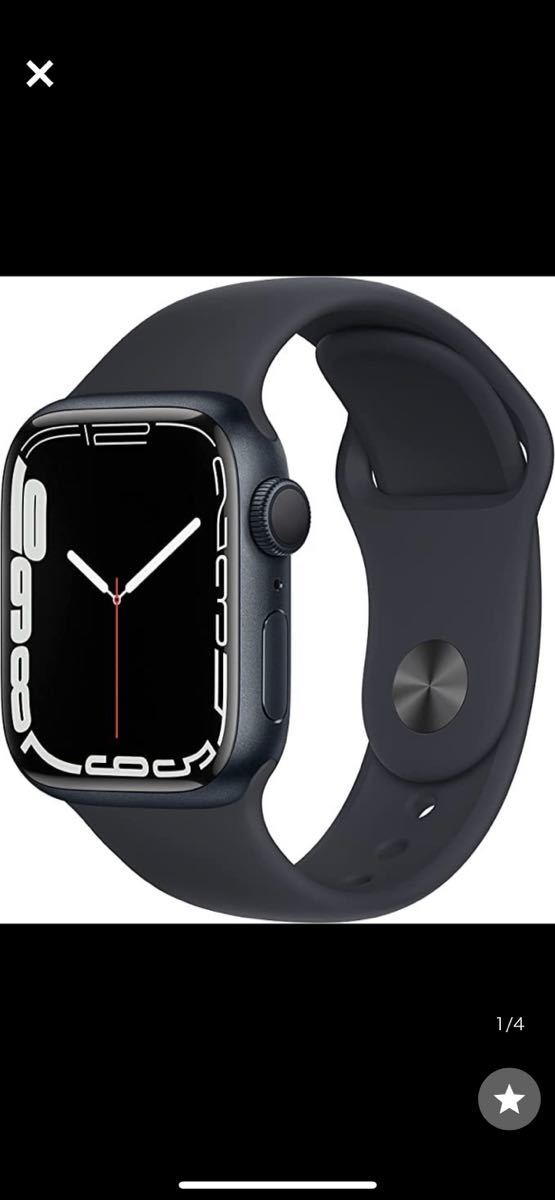 アップル Apple Apple Watch Series 7(GPSモデル)- 41mmミッドナイト