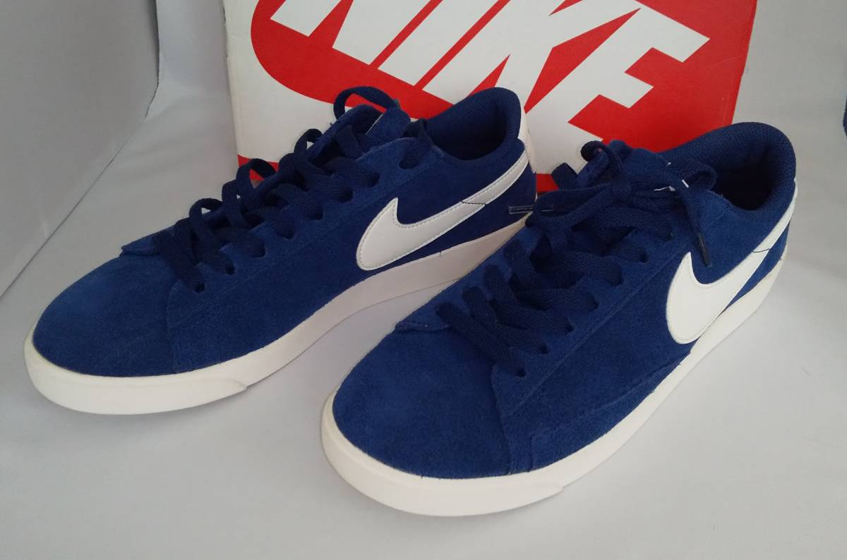 NIKE W BLAZER LOW SD／ナイキ ウィメンズ ブレーザー ロー スエード／AV9373-407／2018年製／26.0ｃｍ／専用箱・タグ付／匿名配送無料