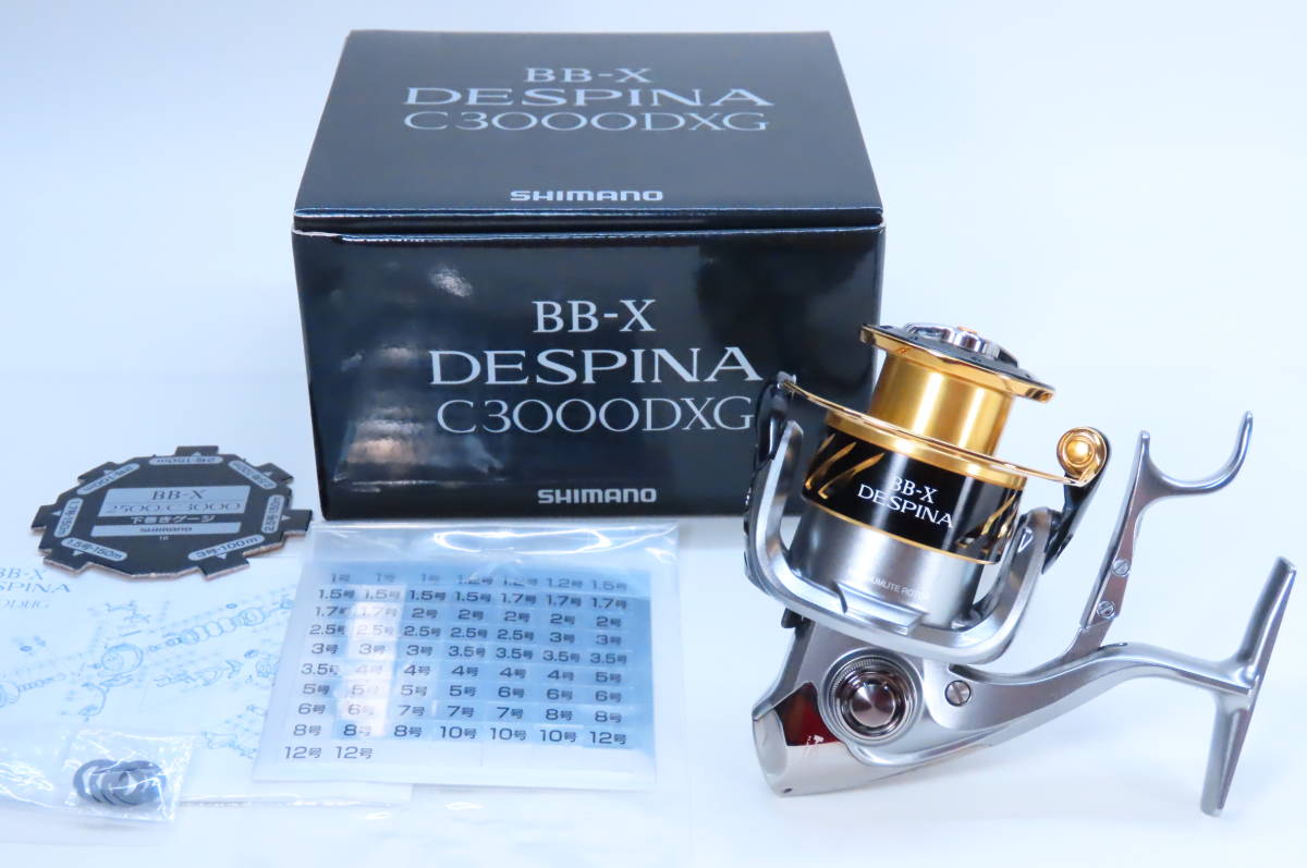 シマノ 極上 現行モデル BB-X デスピナ C3000DXG /定価45100円の品 独特の素材 シマノ BB-X デスピナ C3000DXG リール