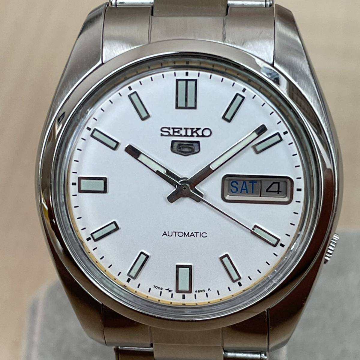 Yahoo!オークション - 希少 プラ風防モデル SEIKO5 7009-821A セ