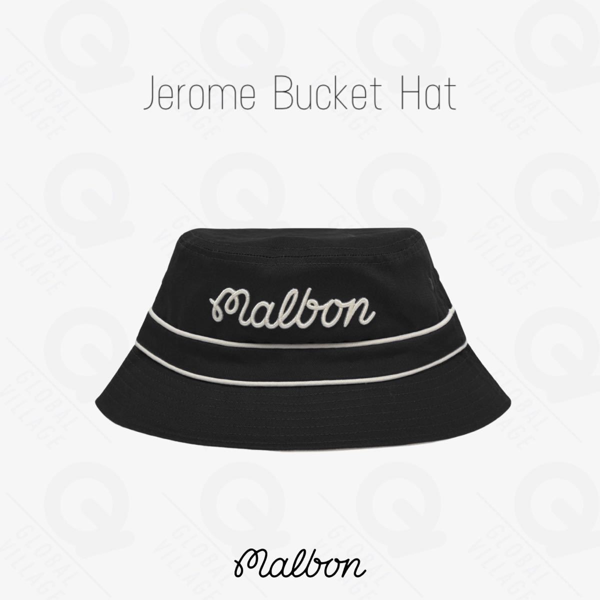 Malbon Jerome Bucket Hat - BLACK S/Mサイズ - imecam.gob.mx