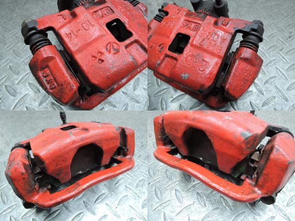 * GF-SF5 Forester S|tb 5MT rear right brake caliper pad attaching ( inspection : right and rear POT Subaru original red STi SB-5026