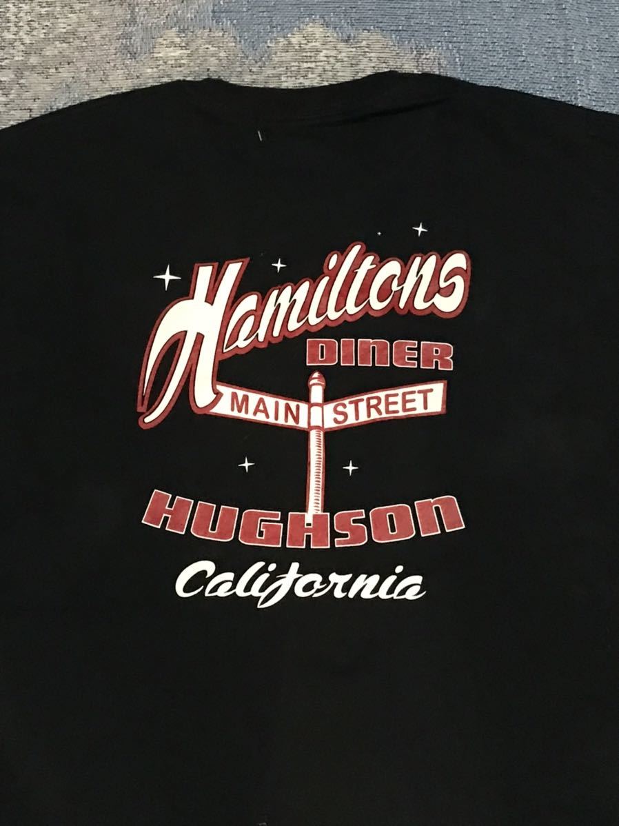 Hamiltons Diner Tシャツ ハミルトン　ダイナー　アメリカ　USA ホットロッド　ストリート　ビンテージ　古着　アメカジ