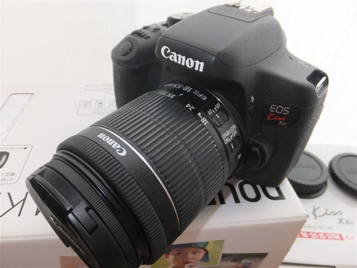 □キヤノン Canon EOS kiss x8i ダブルズームキット 美