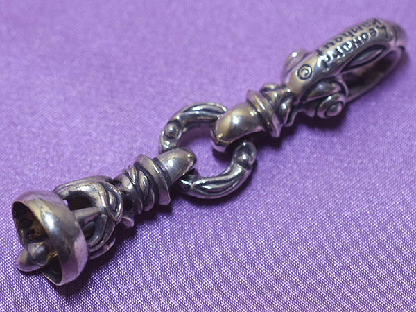 ★LONE ONES Leonard Kamhout Mating Flight Dove Bell Key Clasp M ドーブベル キークラスプ MFK-0010m 鳩 6.2cm SILVER 925_画像1