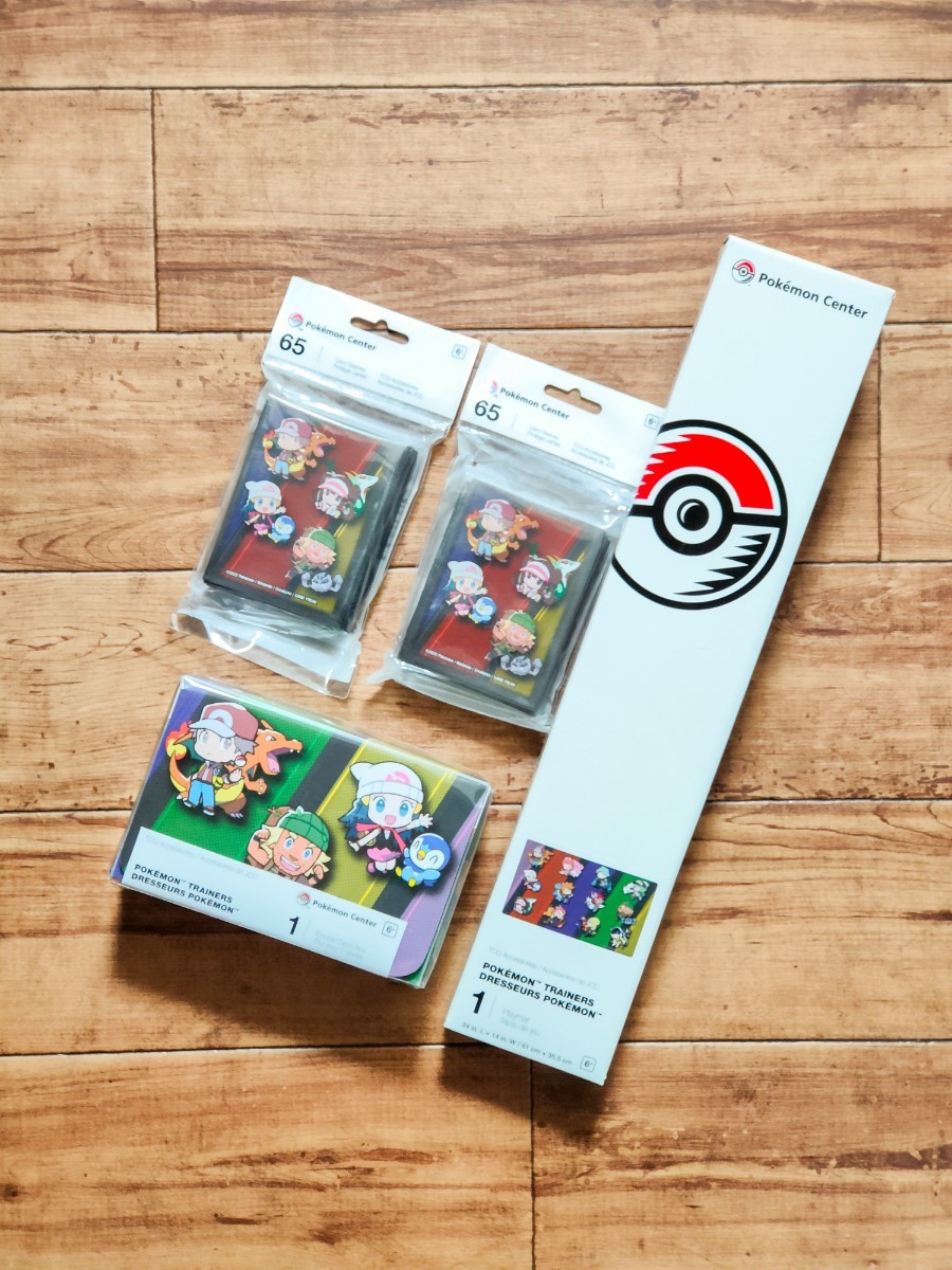 【海外限定】新品　ポケモンカード　プレイマット デッキシールド デッキケース　セット　ポケモントレーナーズ