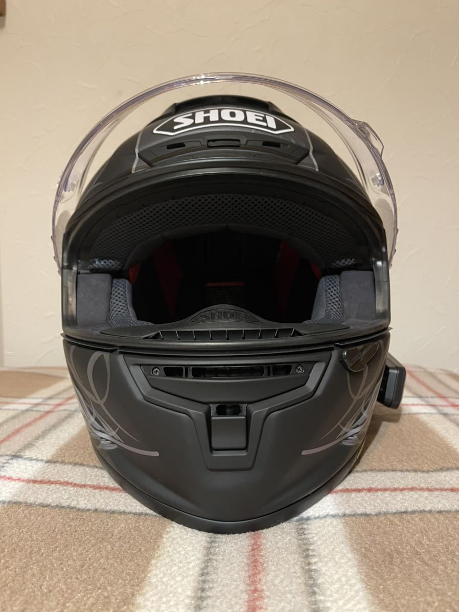 SHOEI ショウエイ フルフェイスヘルメット (2025/6/25までの保証あり)X-Fourteen KUJAKU TC-5 サイズ L  予備チークパッド付、袋、箱あり