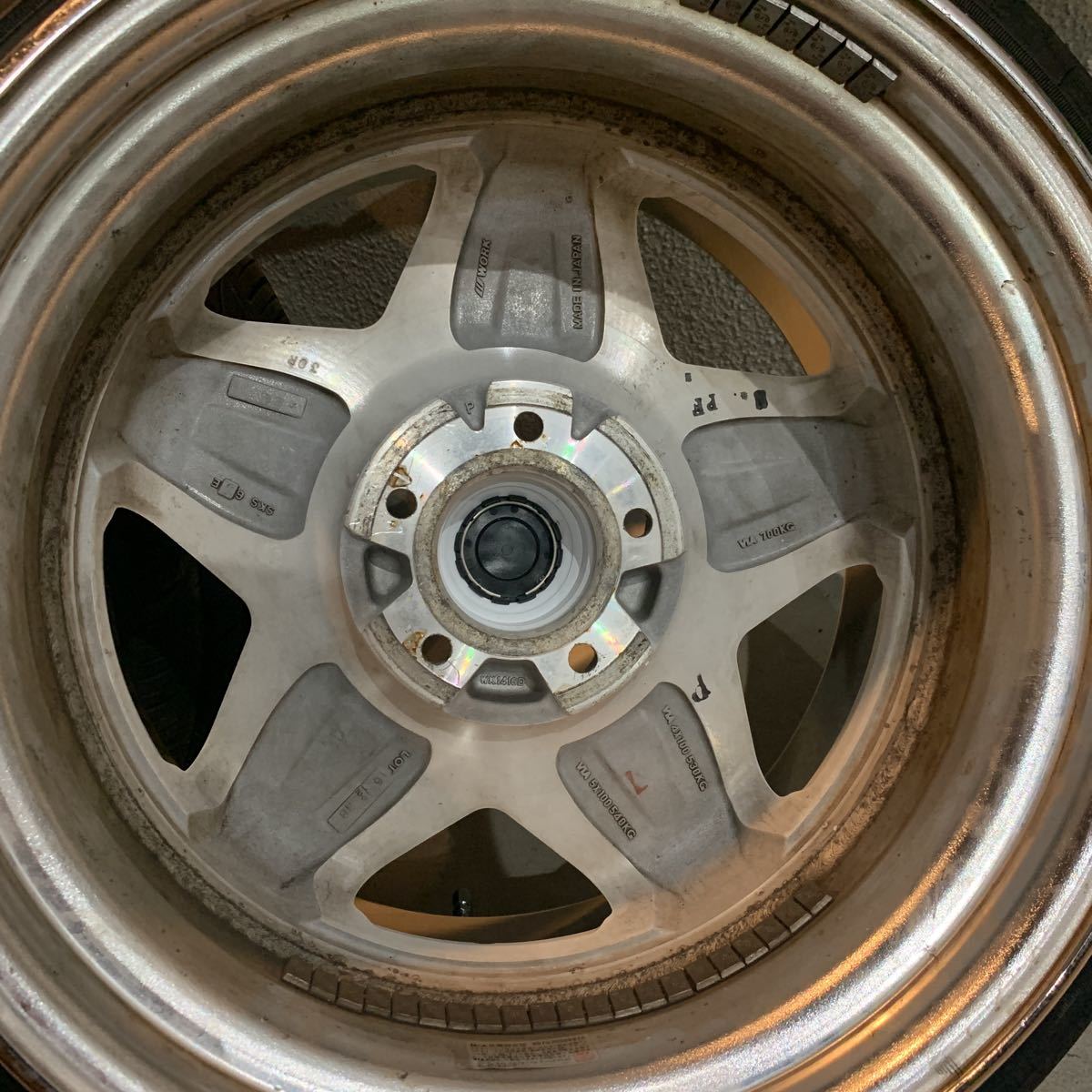 WORK Seaker 希少サイズ 10j 10.5j 深リム スタンス 17インチ 4本