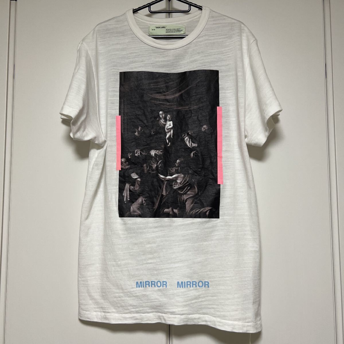 当日出荷] 極美品☆OFF OFF-WHITE オーバーサイズTシャツ オフホワイト