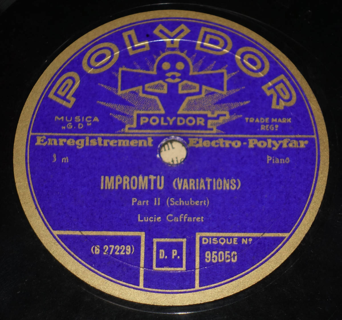 超レア! 仏POLYDOR シューベルト: 即興曲 ルーシー・キャファレット