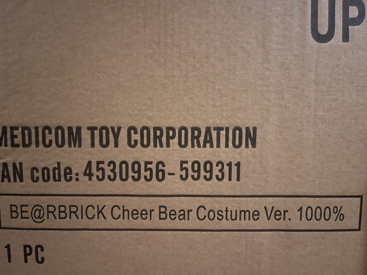 即発送 BE@RBRICK Cheer Bear Costume Ver. 1000% ベアブリック