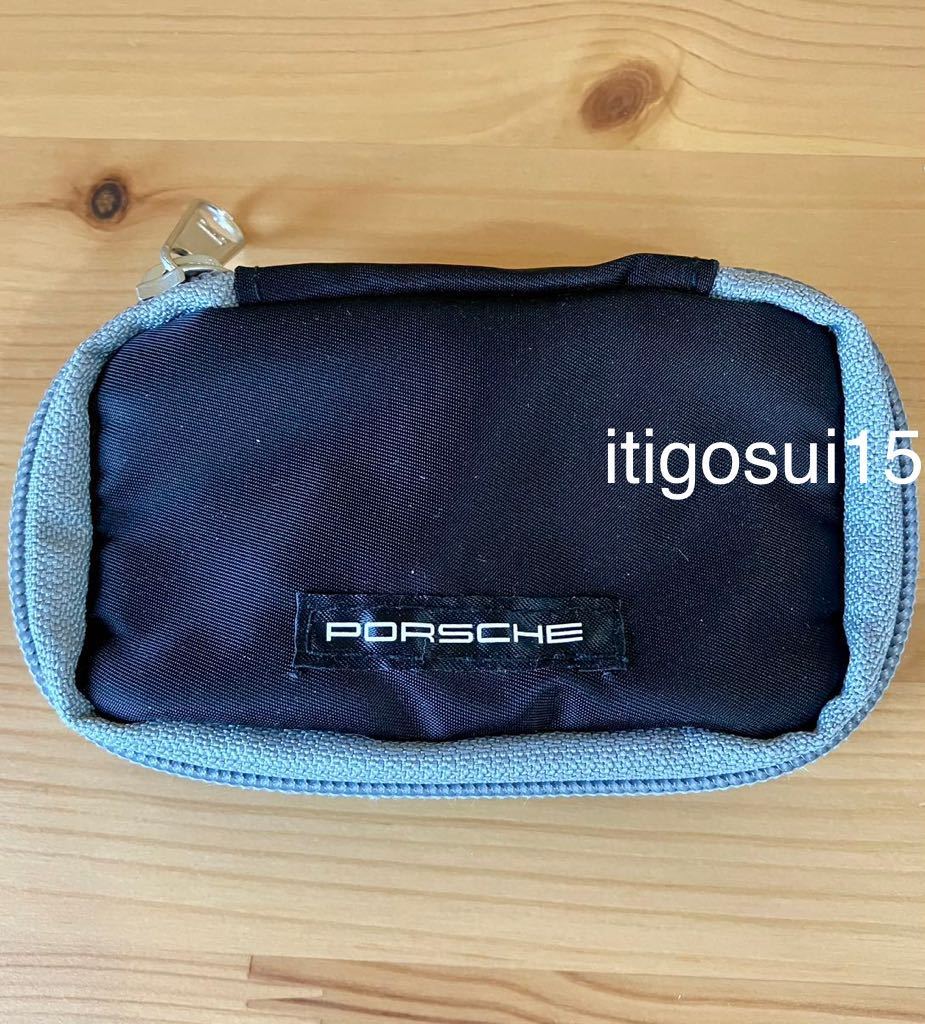 *[ unused ] Porsche PORSCHE* key case coin case Mini pouch * Novelty 