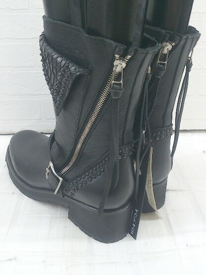 □ KMRii ケムリ CRUSH DOUBLE 定価6.9万円 ショート ZIP ブーツ