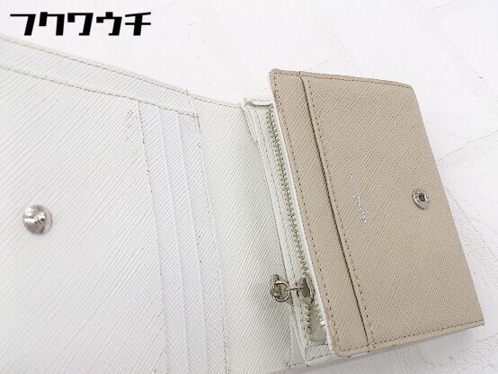 agnes b アニエスベー 二つ折り 財布 ウォレット ベージュ系 レディース