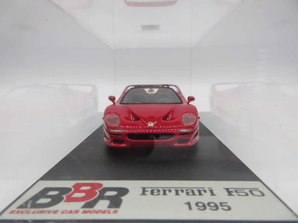 2024年のクリスマスの特別な衣装 1/43 BBR フェラーリ F50 スパイダー 1995 ミニカー レッド 乗用車
