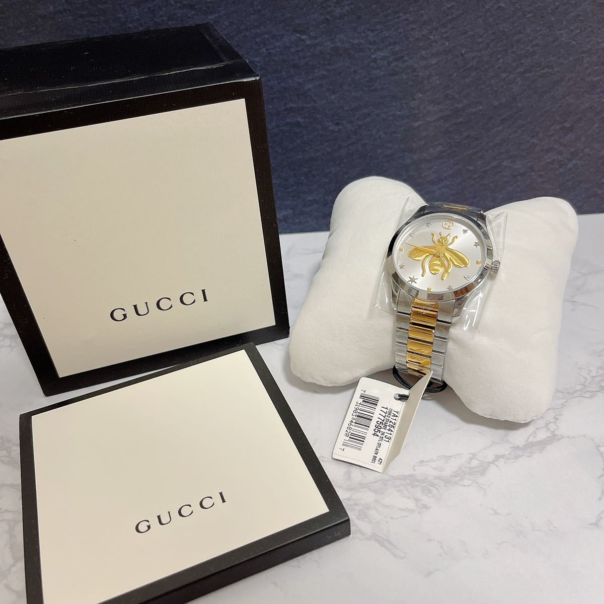 爆買い!】【爆買い!】GUCCI グッチ 時計 蜂 ゴールド ユニセックス
