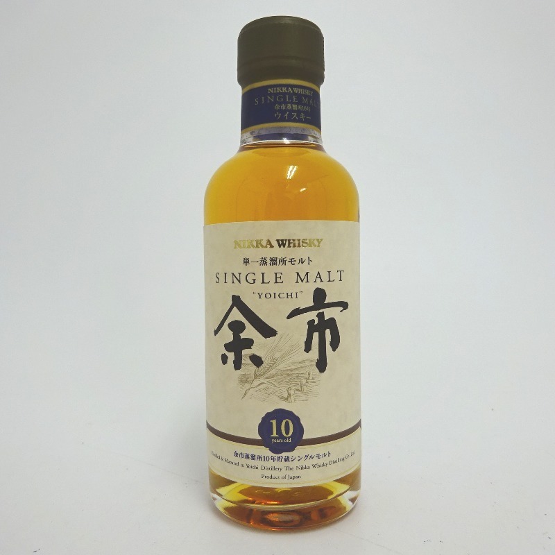 大阪府配送限定 ニッカ 余市 10年 シングルモルト ベビーボトル 180ml