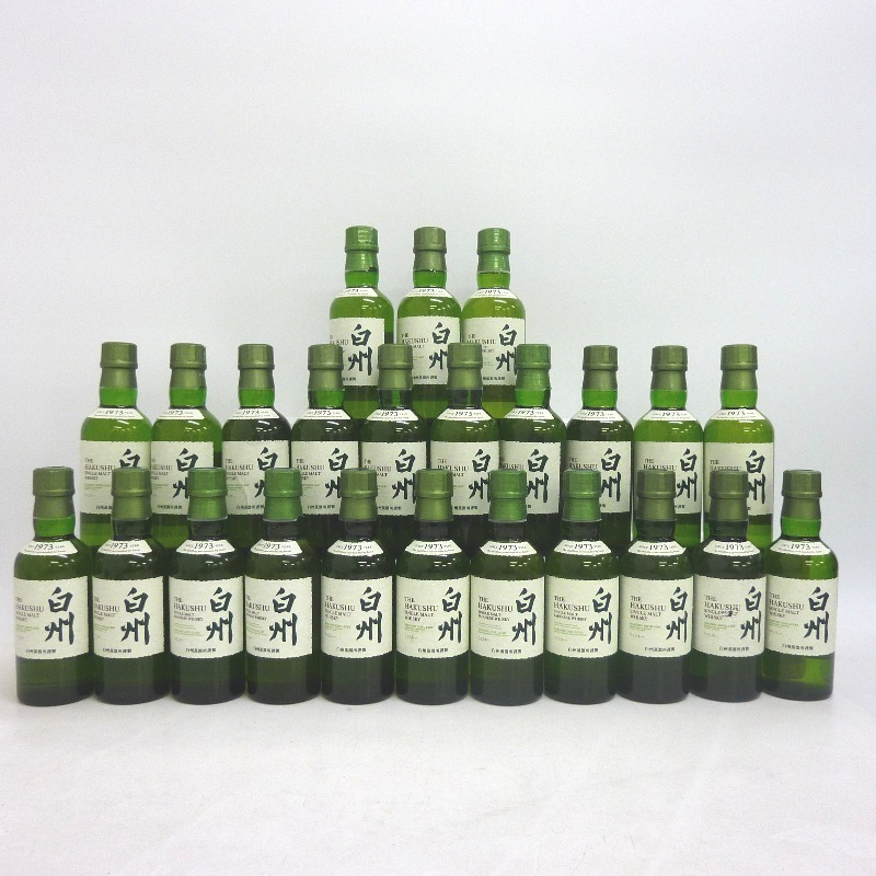 大阪府配送限定 サントリー 白州 シングルモルト ベビーボトル 24本
