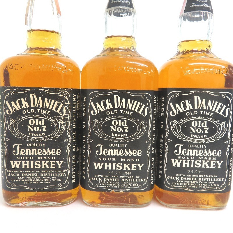 1円スタート ジャックダニエル オールド No7 84年~96年 5本 1円スタート ジャックダニエル オールド No7 84年~96年 5本