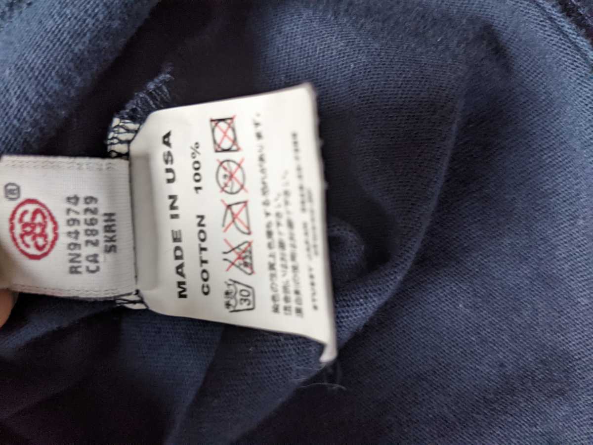 STUSSY Beastie Boys 半袖Tシャツ ネイビー イエロー 黄色 Mサイズ USA