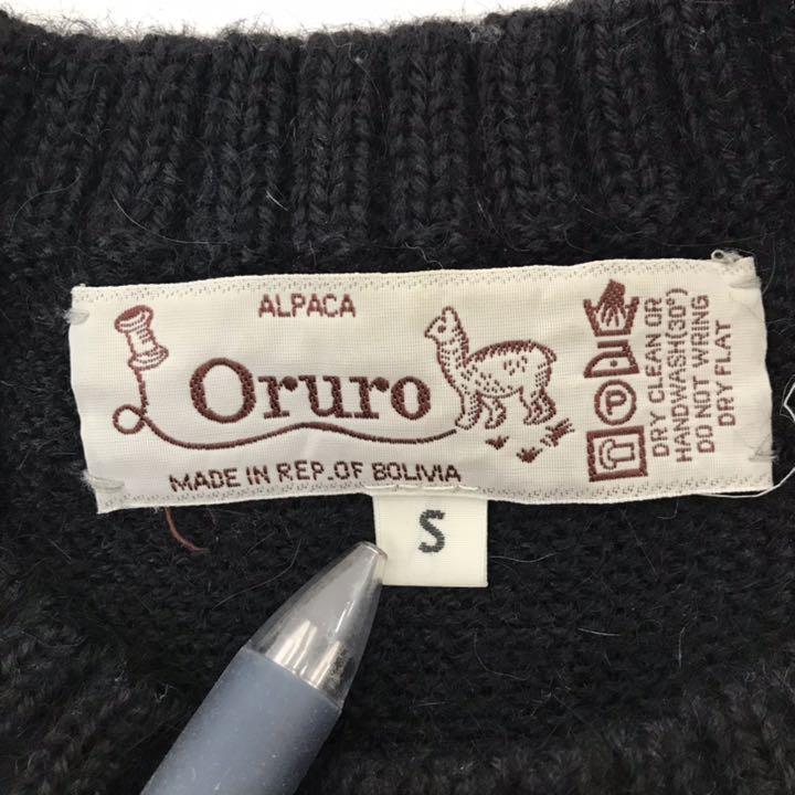 Oruro オルーロ ボリビア製 アルパカセーター 冬 B3744(Sサイズ)｜売買 