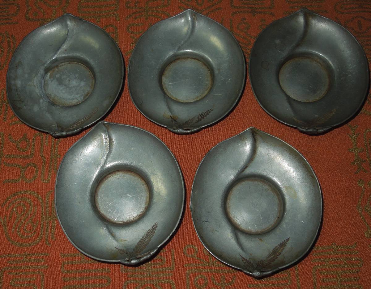 80/20クロス 送料込 家人居造 茶托 5枚セット/煎茶道具 - 通販
