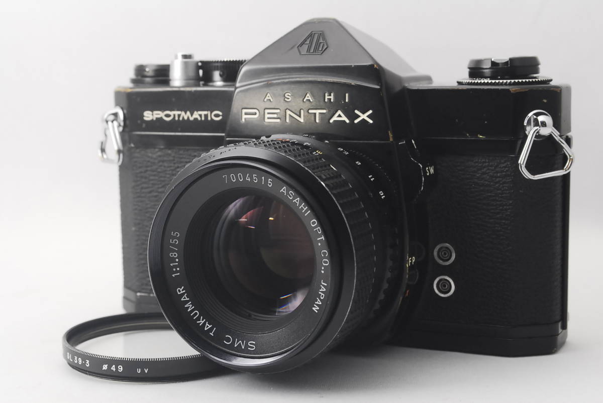 最高の 露出計不動品 ペンタックス SP ブラック SMC TAKUMAR 55mm f1.8