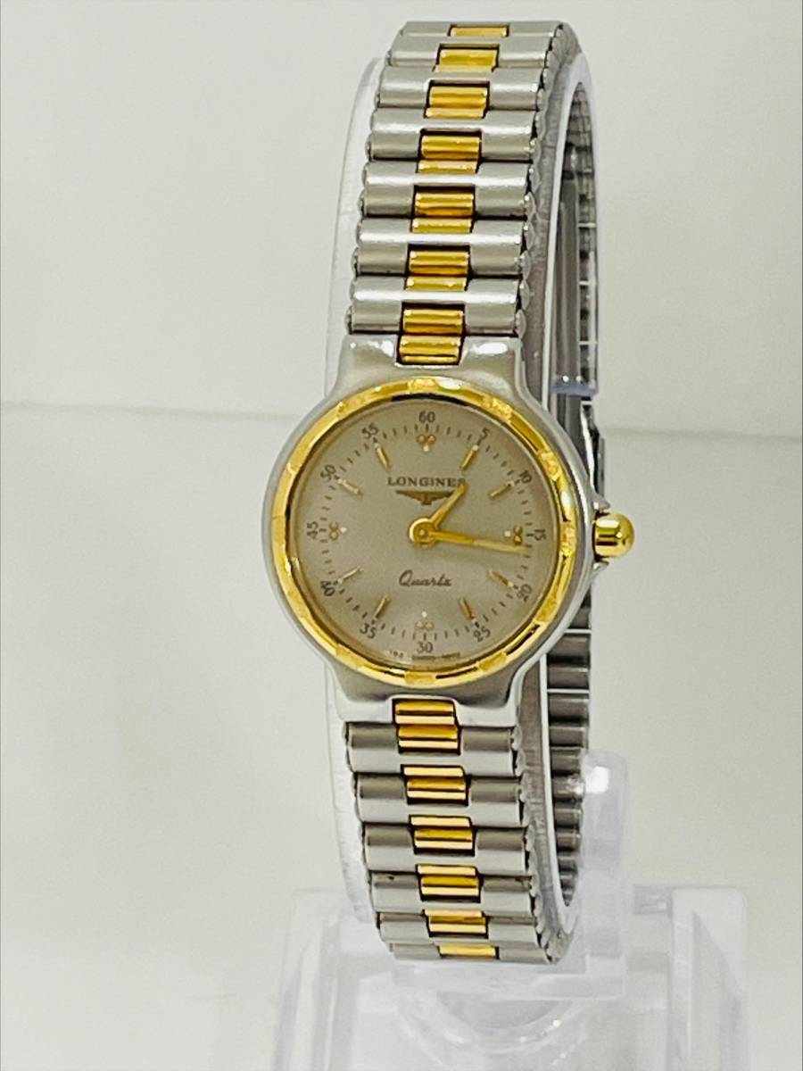 AH3873 LONGINES Conquest ロンジン コンクエスト 稼働品 グレー文字盤