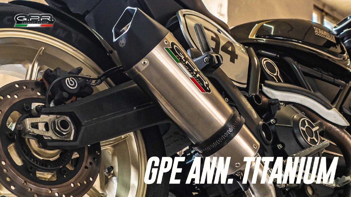 イタリア GPR GPE TITANIUM スリップオン マフラー / BMW S1000R 2014-2016_画像3