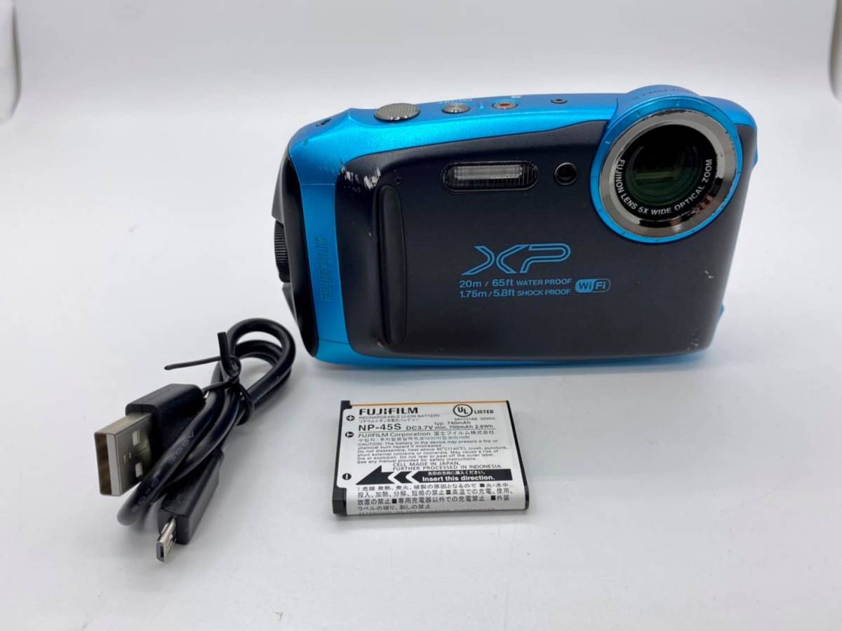 FUJIFILM 防水カメラ XP130 スカイブルー FX-XP130SB の商品詳細
