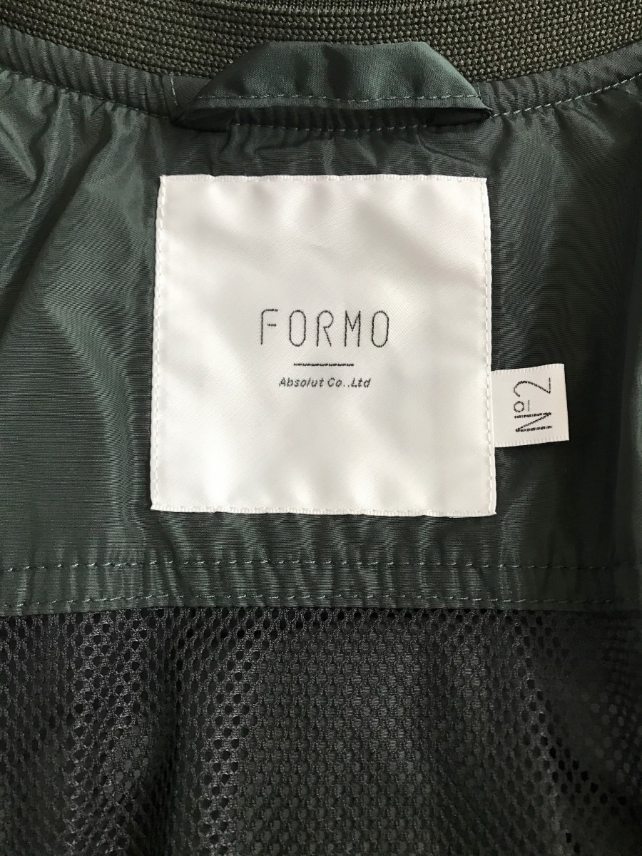 新作】FORMO フォルモ Taffeta Blouson カーキ｜Yahoo!フリマ（旧