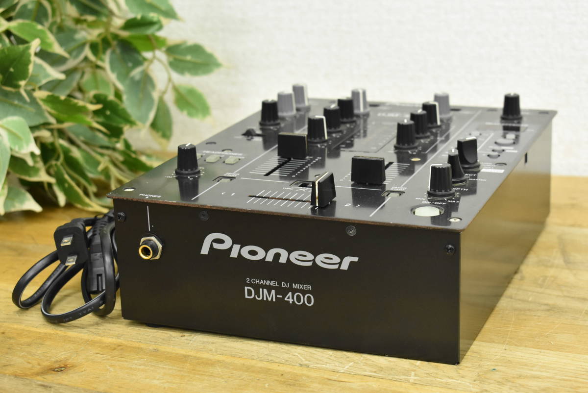 pioneer/パイオニア 2チャンネル DJミキサー DJM-400 DJ機材 音響機材