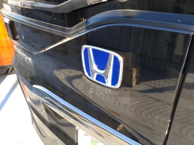  Honda Step WGN RP Spada rear emblem blue plating BLUE seat custom dress up garnish bezel 