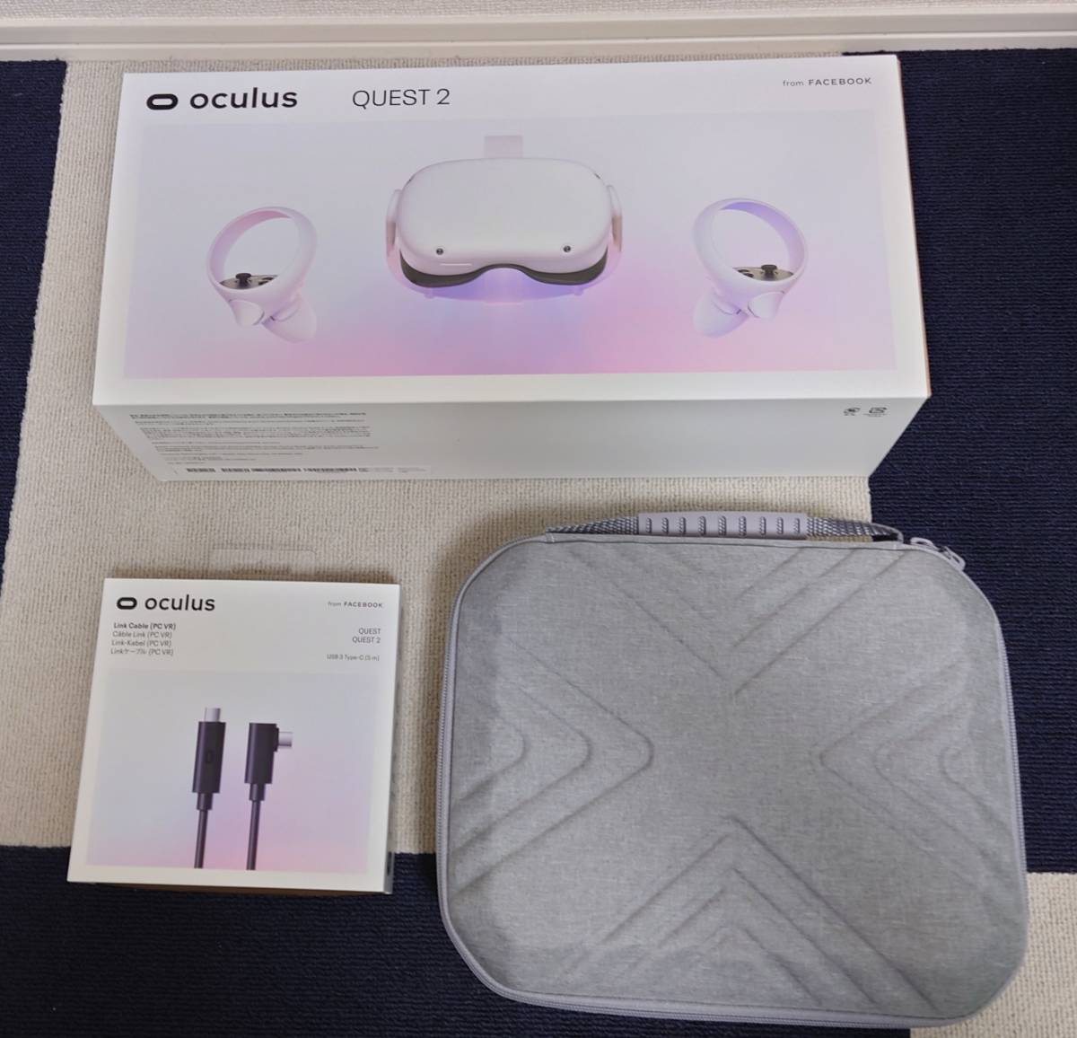 日本の直営店舗  Oculus ほぼ新品 ライトグレー 128GB 2 Quest Meta PC周辺機器