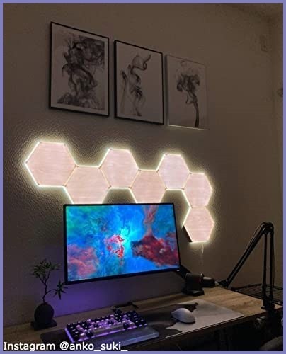 Nanoleaf Elements 7枚入りスターターパック LED 暖色 インテリア