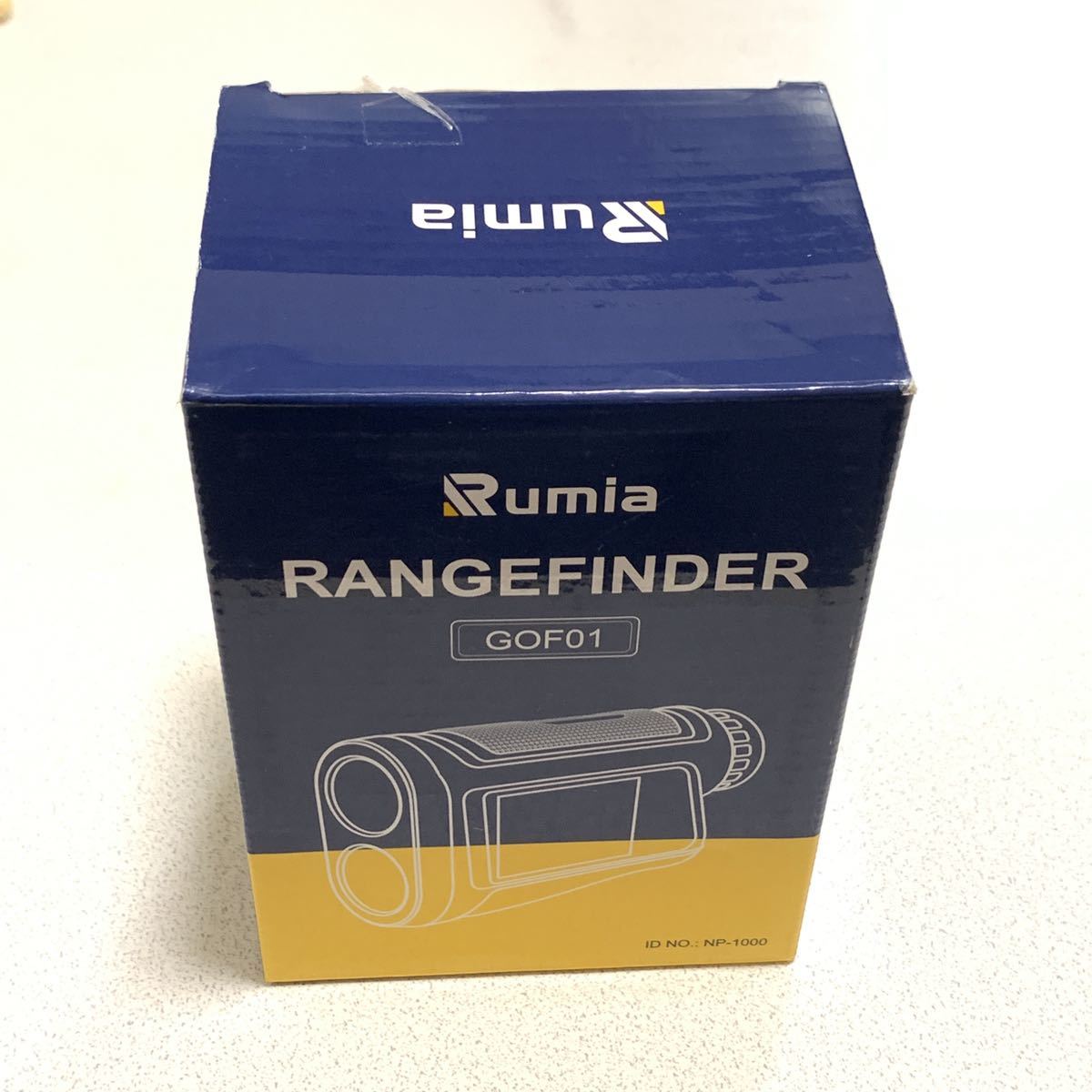 ゴルフ レーザー距離計 1200yd 距離測定器 AA0298 充電式 液晶タッチパネルディスプレイ 音声機能 光学6倍望遠 高低差測定  Rumia(ルミア)