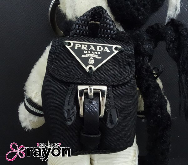 1円~START》プラダ PRADA クマ モチーフ キーホルダー バッグ 1円~START》プラダ PRADA クマ モチーフ キーホルダー バッグ